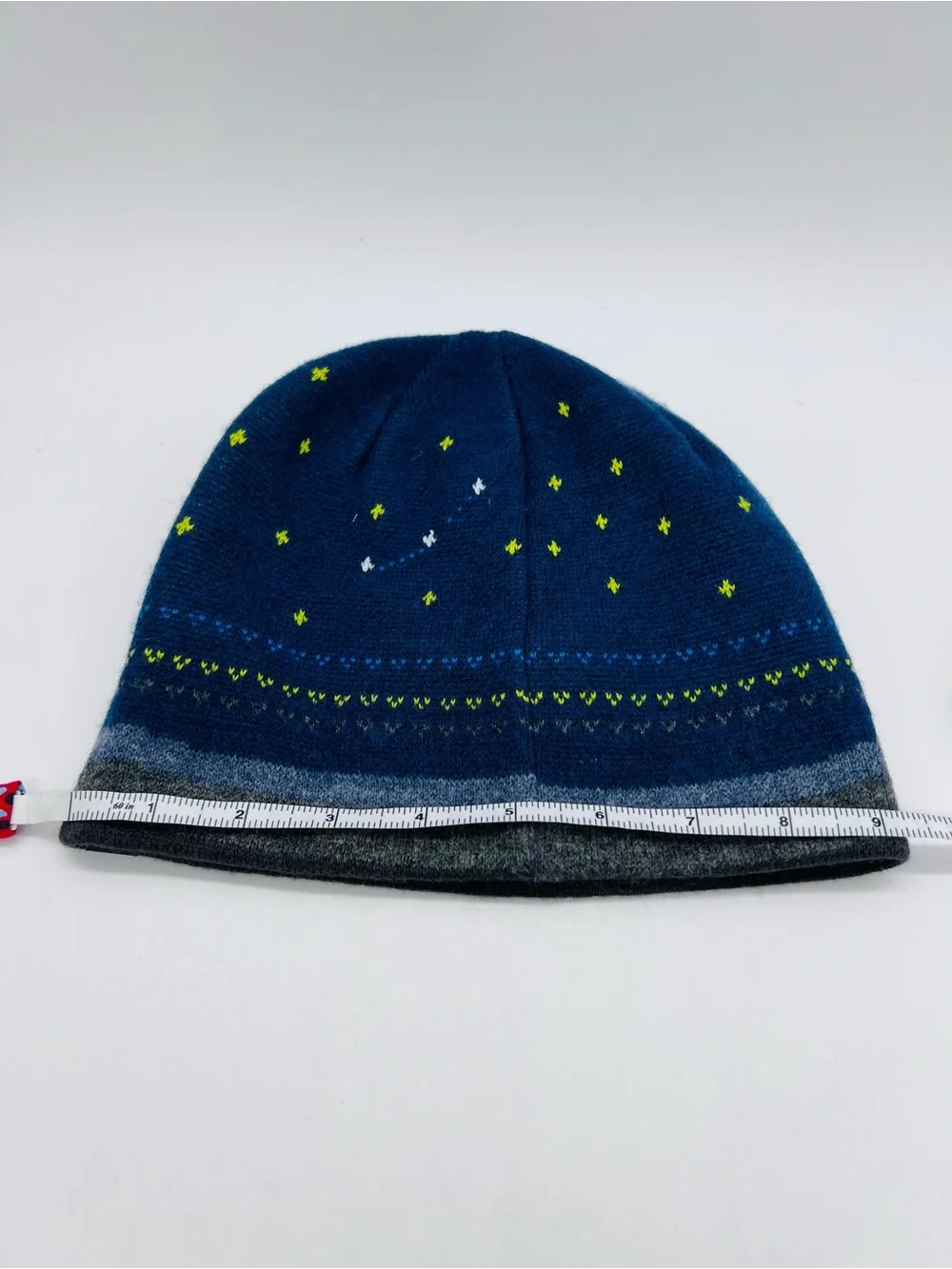 Sun Day Afternoons Unisex Glow-in-the-Dark Merino Stellar Beanie - Navy/Gray NWT